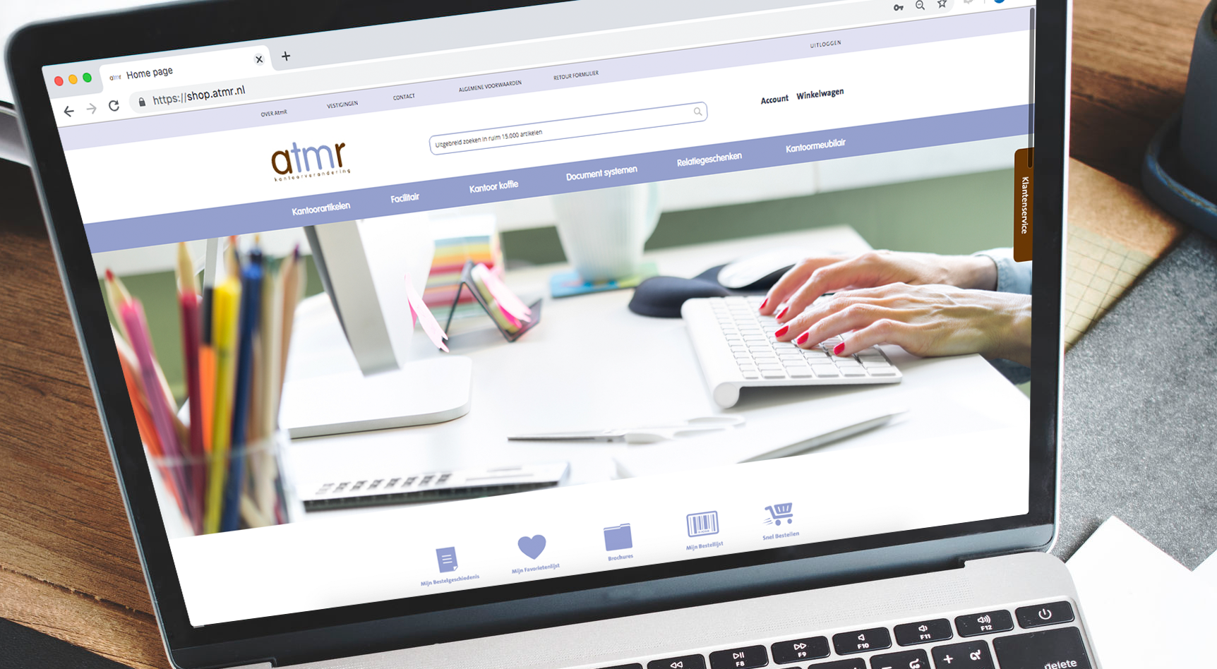 AtmR vernieuwt webshop voor kantoorbenodigdheden